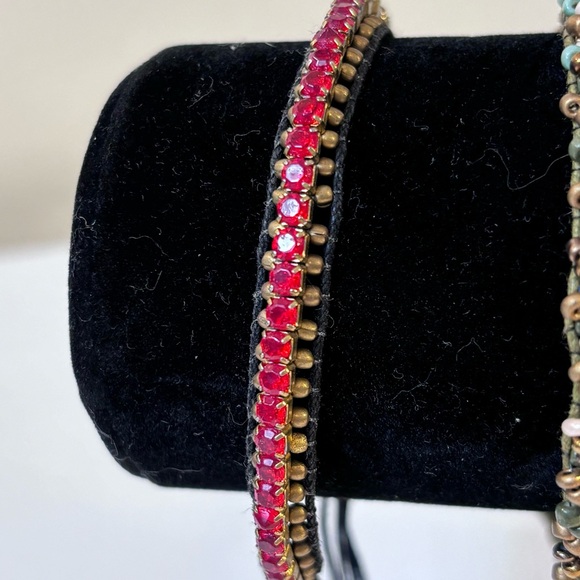 Vintage Sliding Knot Bracelets Set of 2 Adjustable Sizing - Picture 5 of 9